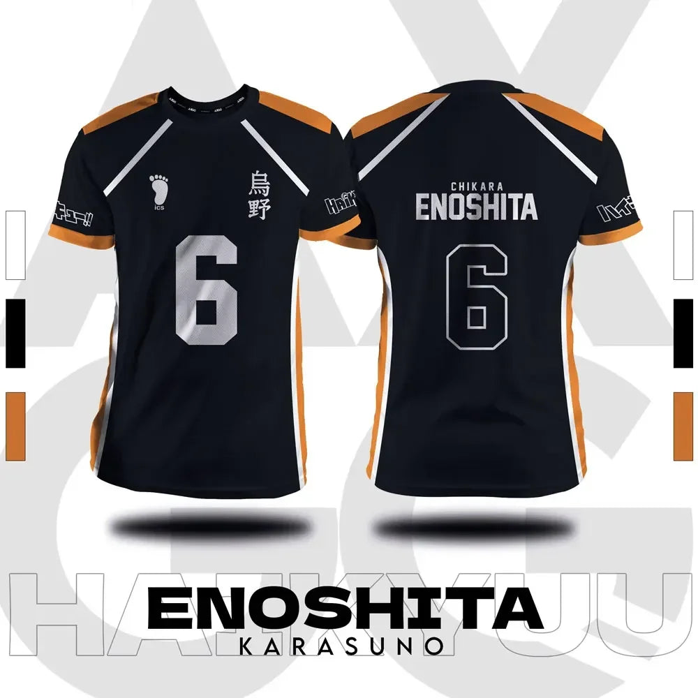 Haikyuu Jersey Summer Short Sleeve T-Shirt