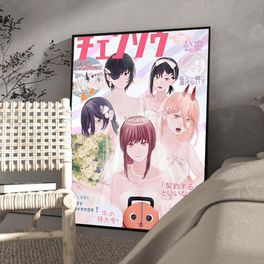 Chainsaw Man Poster Classic Vintage Posters Wall Decor