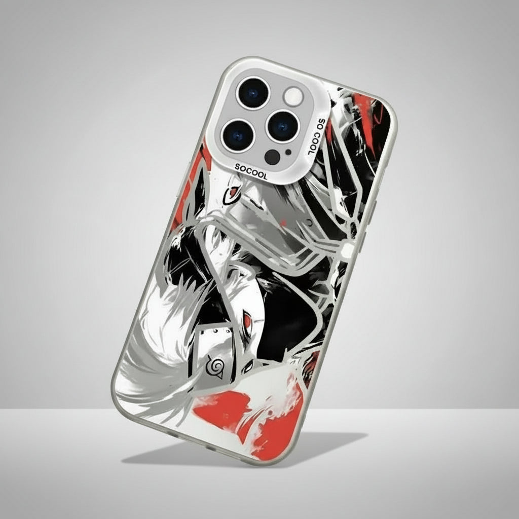 Naruto Sasuke Kakashi 3D Shockproof Phone Case for iPhone