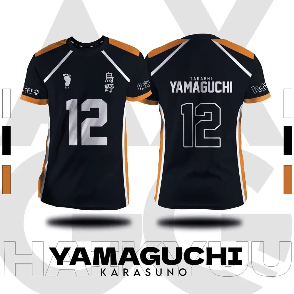 Haikyuu Jersey Summer Short Sleeve T-Shirt