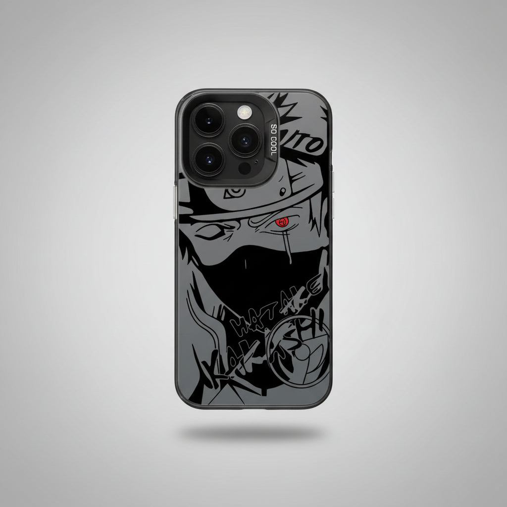 Kakashi Hatake iPhone Anti-Fall Phone Case - Matte Black Protective Cover