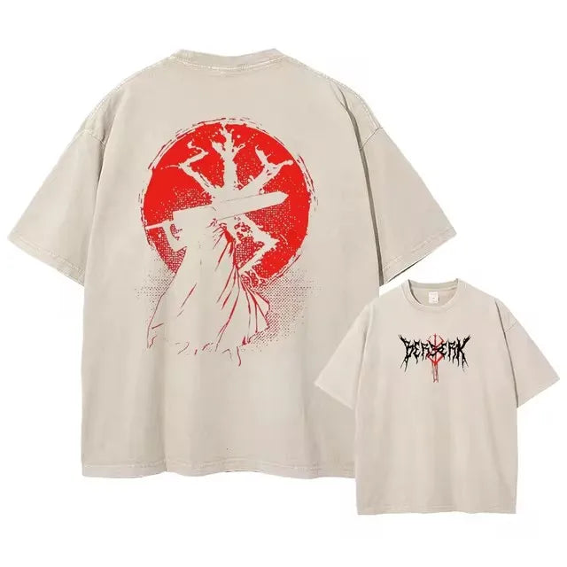 Guts 'Struggle' Berserk Vintage Oversized Tee