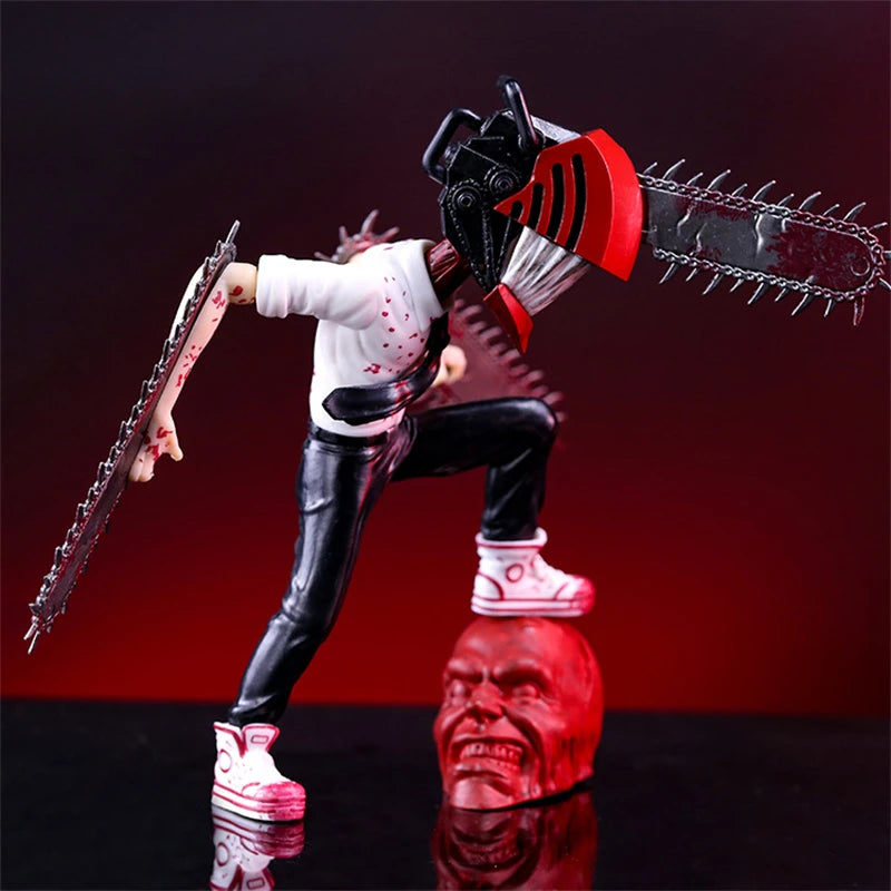 17cm Chainsaw Man Denji Figure PVC Statue Anime Action Figurine