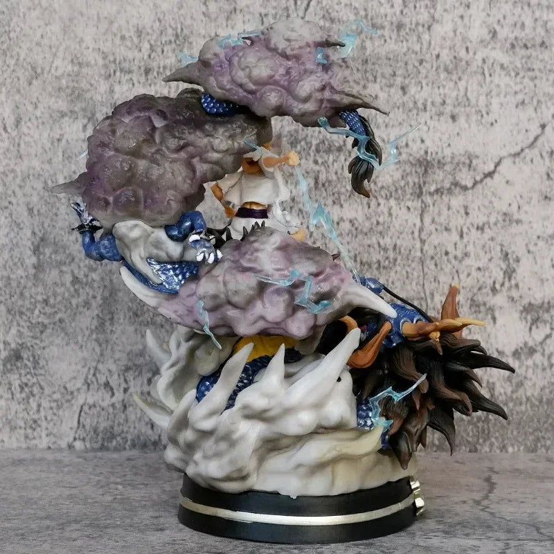 23cm Luffy Vs Kaidou Luffy Gear 5 Statue Nika Luffy Figurine