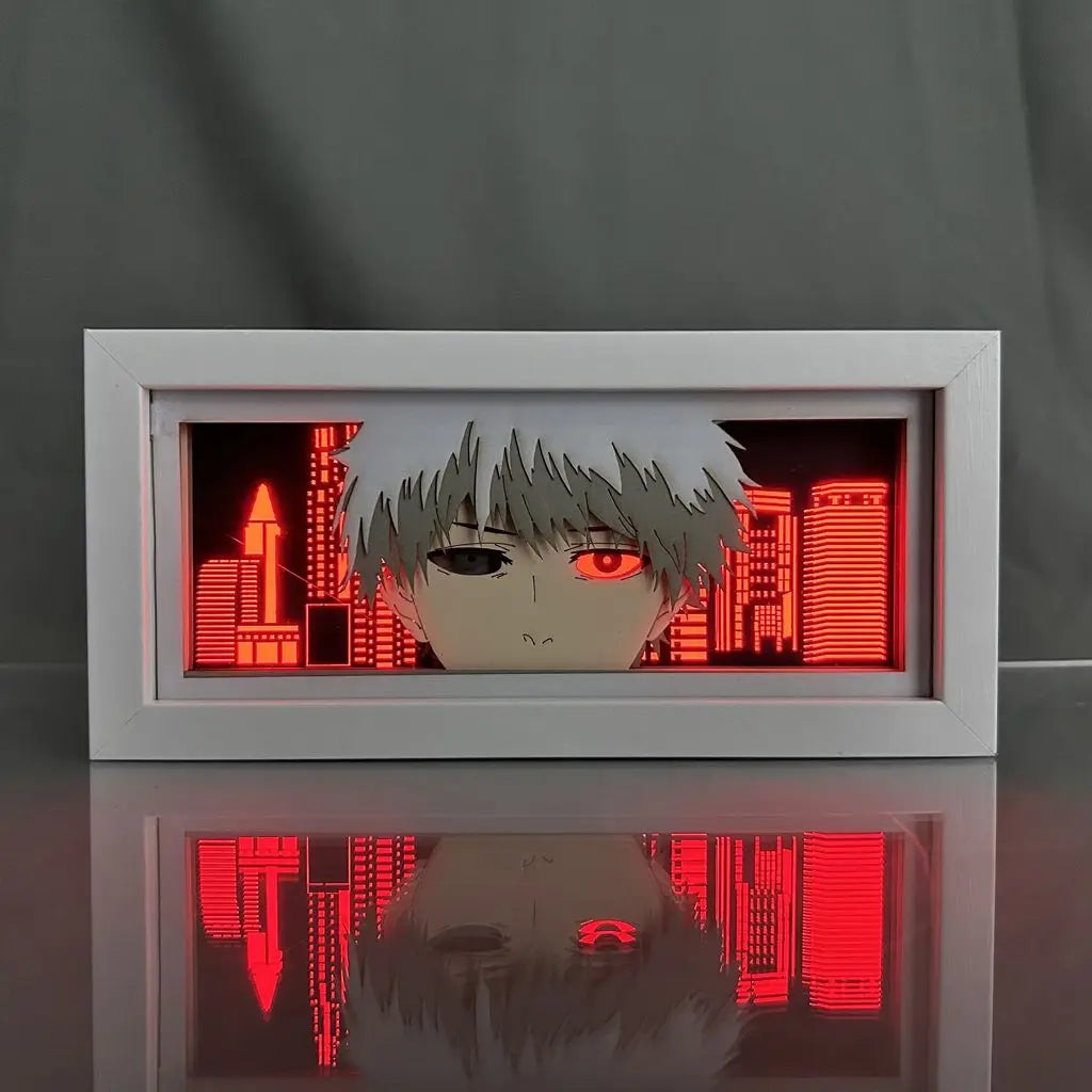 Kaneki Ken Bedroom Night Light 3D LED Light Box Room Decoration