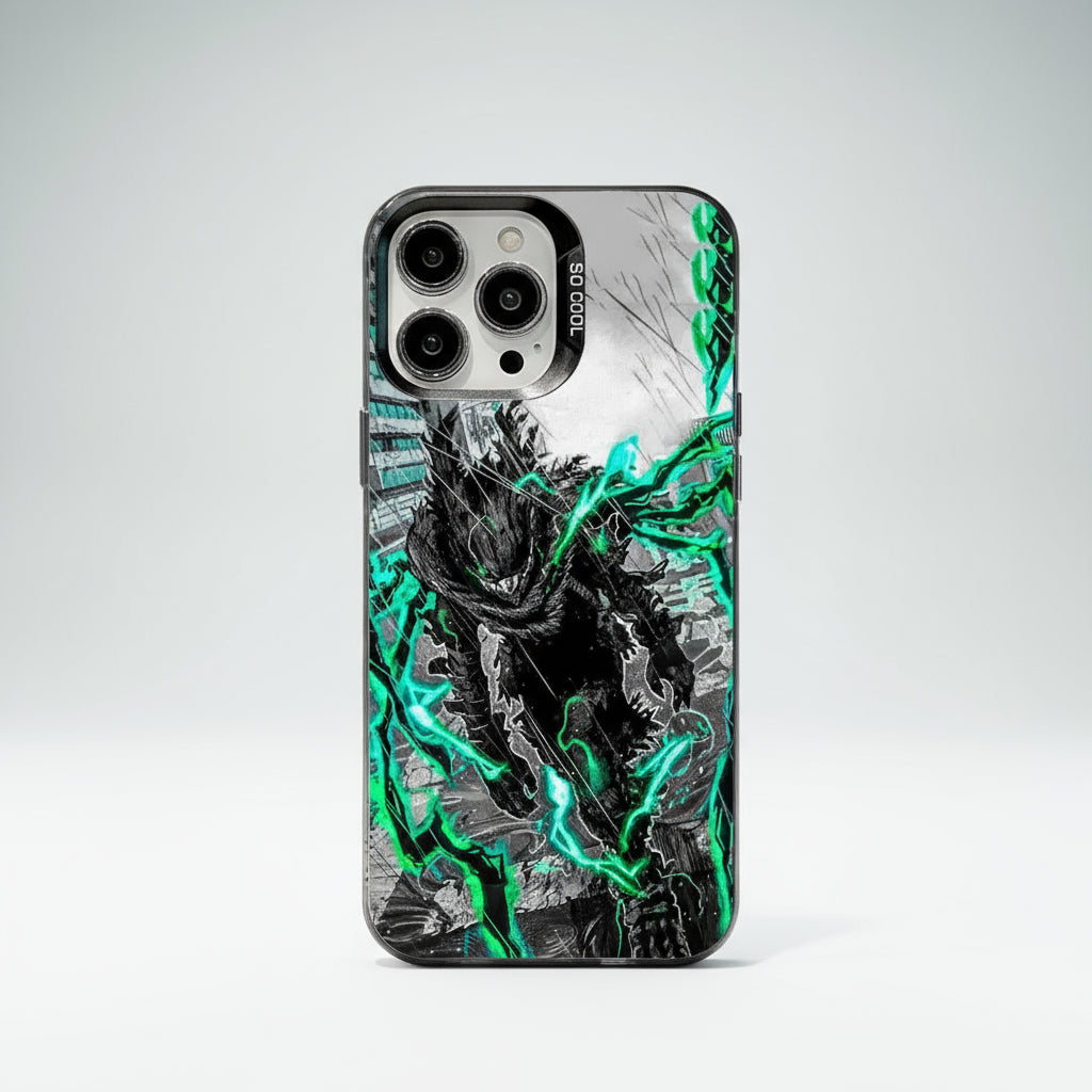 Deku Phone Case For iPhone 16,15,14,13,12,11 Pro,Max,Plus,Mini,SE Anti Fall Black Matte Hard phone case