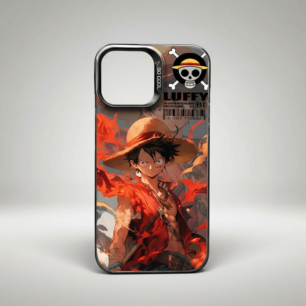 Funda de teléfono One Piece Luffy &amp; Zoro para iPhone 15 14 13 Pro Max, carcasa trasera a prueba de golpes