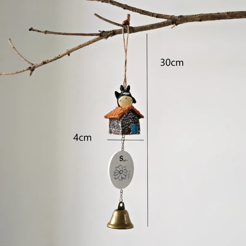 My Neighbor Totoro Wind Chime Resin Hanging Bell & Creative Home Decor and Wall Ornament