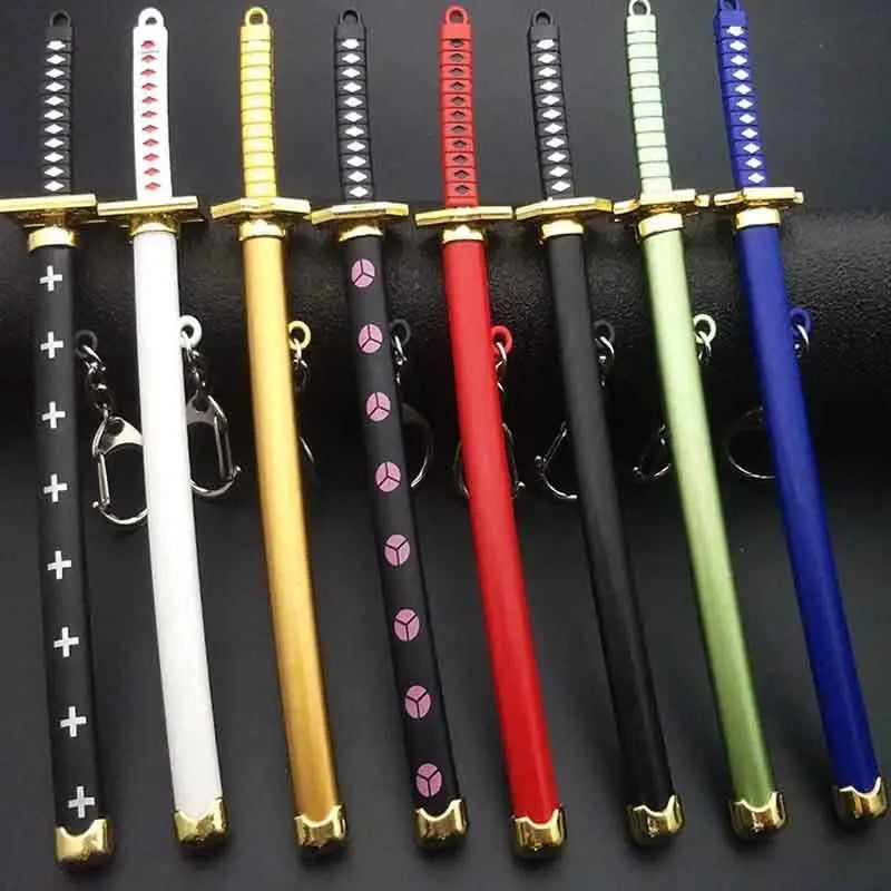 Mini Roronoa Zoro Samurai Sword Keychain