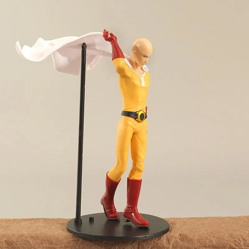 18CM One Punch Man: Bald Saitama & Tatsumaki Standing PVC Model