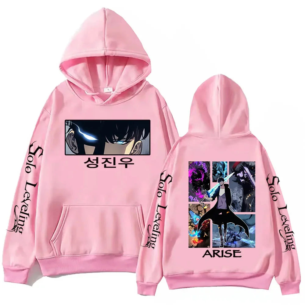Solo Seveling Harajuku Peinted Hoodie