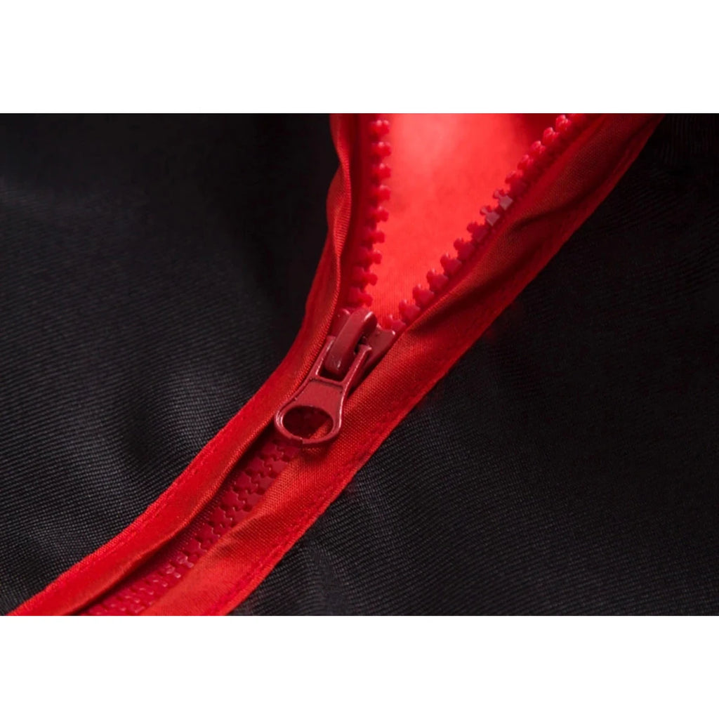 Akatsuki Cloak Cosplay Set: Uchiha Itachi Long Black Robe with Red Clouds