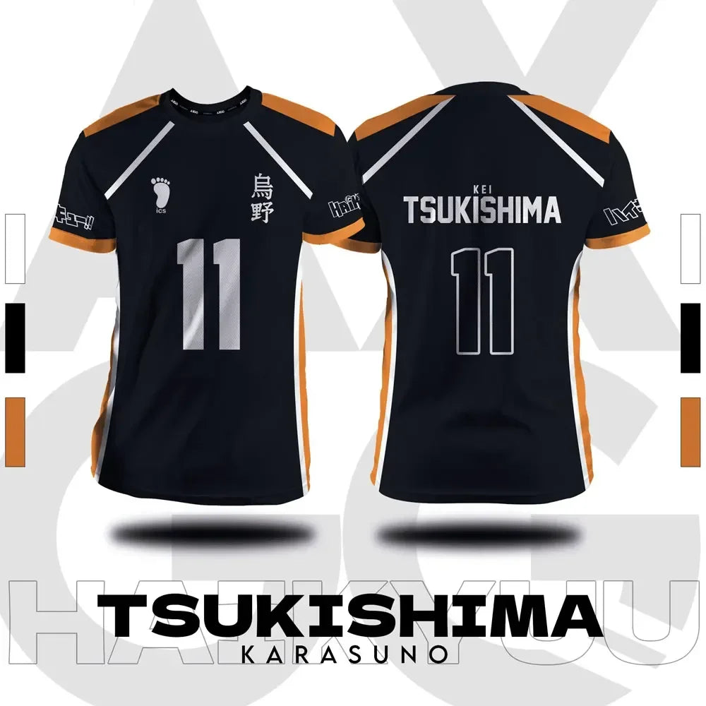 Haikyuu Jersey Summer Short Sleeve T-Shirt