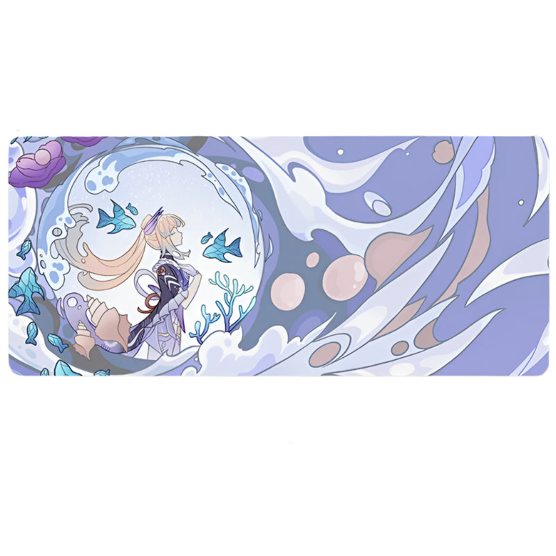 Genshin Impact Mouse Pad Non-slip Keyboard Desk Mat Mousepad