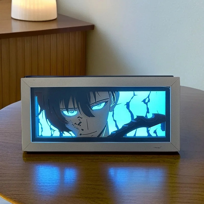 Solo Leveling Light Box for Bedroom Table Decor