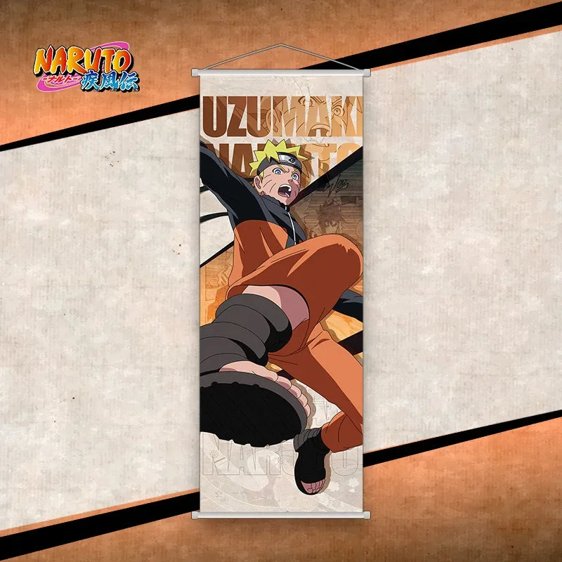 Naruto Scroll Poster Canvas Wallpainting Decoration Posters
