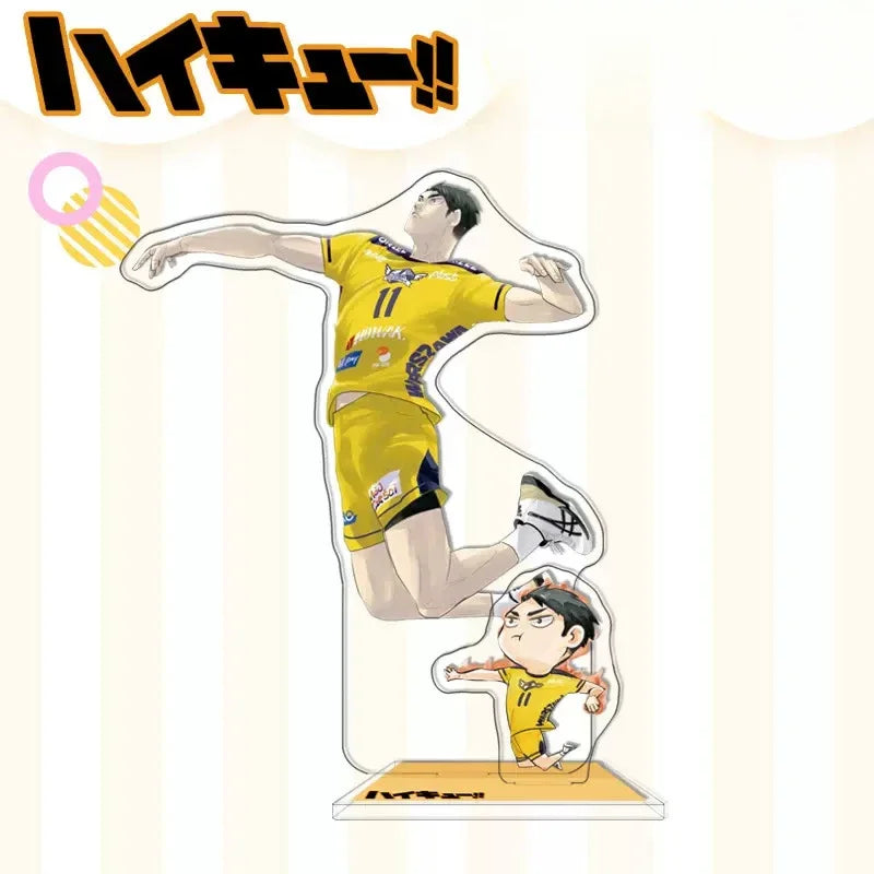 Haikyuu!! Double insertion Acrylic Stand Desktop Plate Stand Model