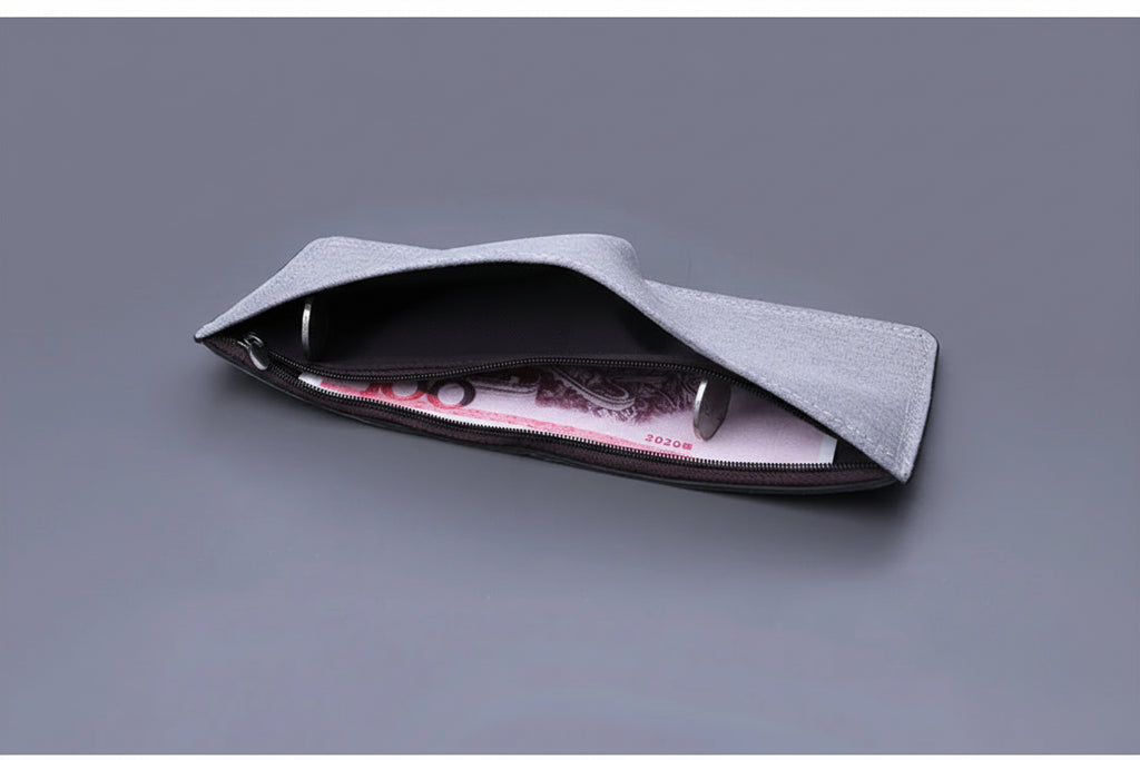 One Piece Multi-Slot Canvas Bifold Wallet