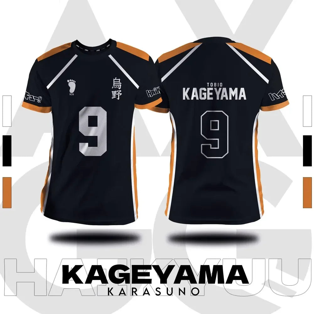 Haikyuu Jersey Summer Short Sleeve T-Shirt