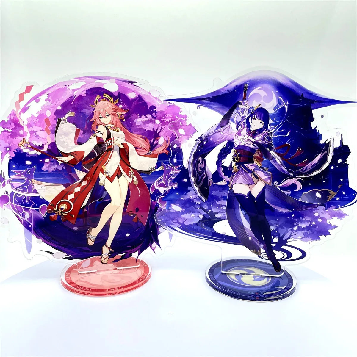 Genshin Impact Acrylic Stand Model Plate Desk Decor