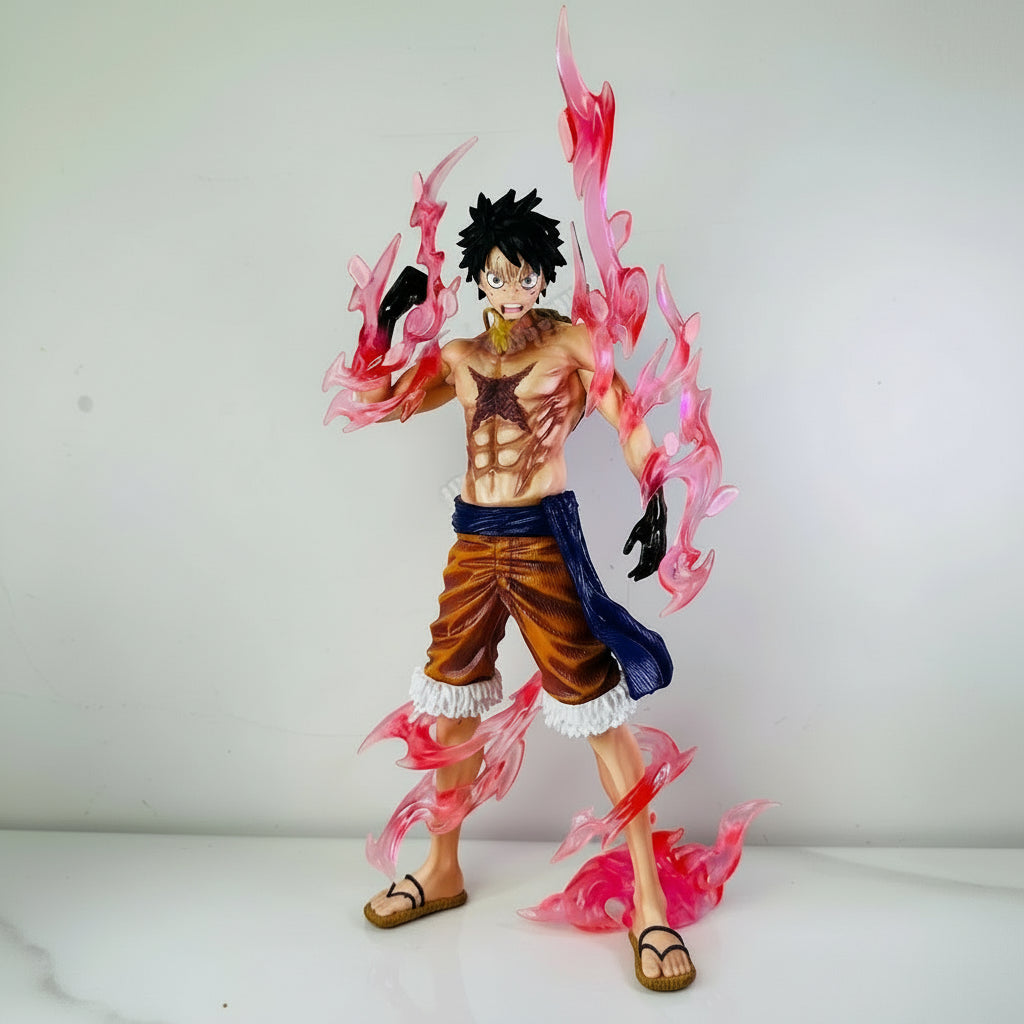 One Piece Monkey D. Luffy Flowing Cherry Action Figures PVC Model
