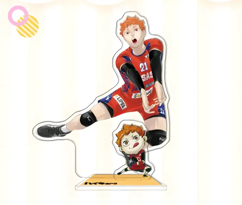 Anime Haikyuu!! Double insertion Acrylic Stand Desktop Plate Stand Model