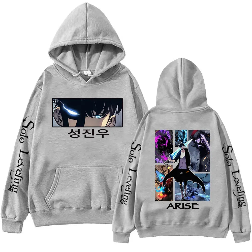 Solo Seveling Harajuku Peinted Hoodie