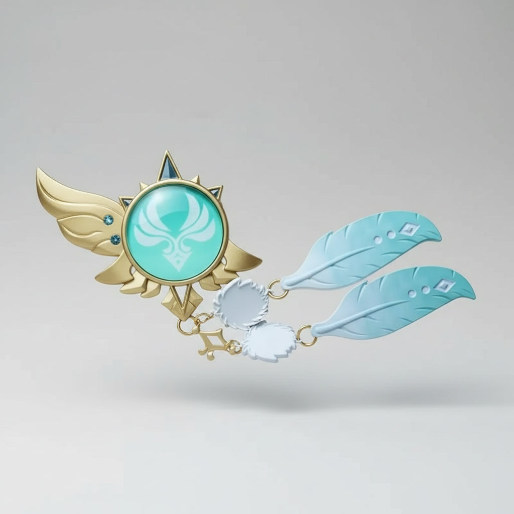 Genshin Impact Venti Vision Keychain | Anemo Archon Barbatos Ornament