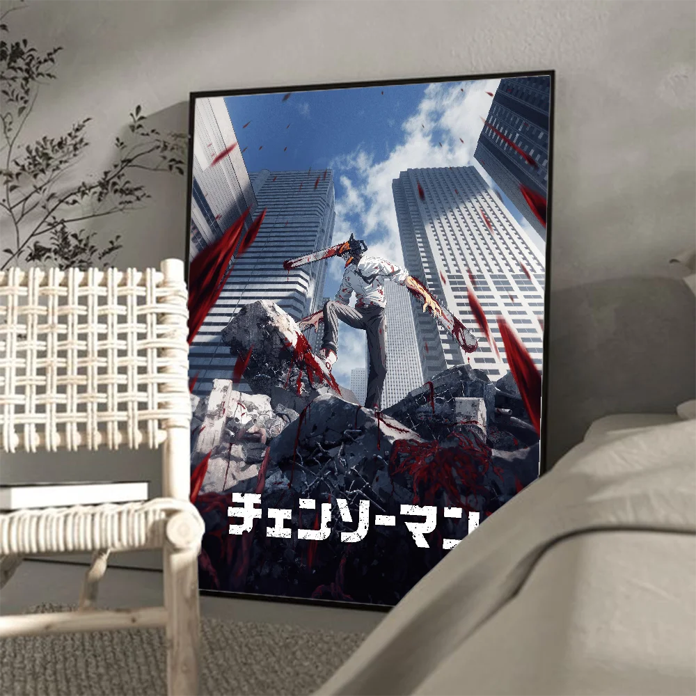 Chainsaw Man Poster Classic Vintage Posters Wall Decor